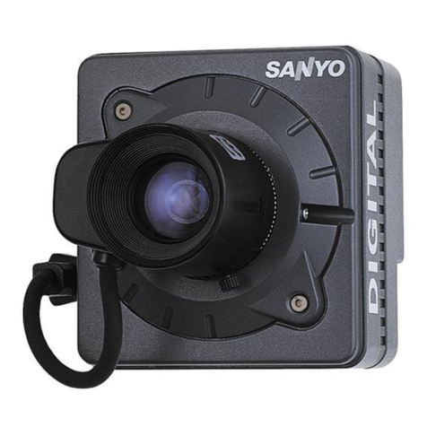 Sanyo VCC-5884E - 1/3" Color CCD DSP High-Resolution... User manual
