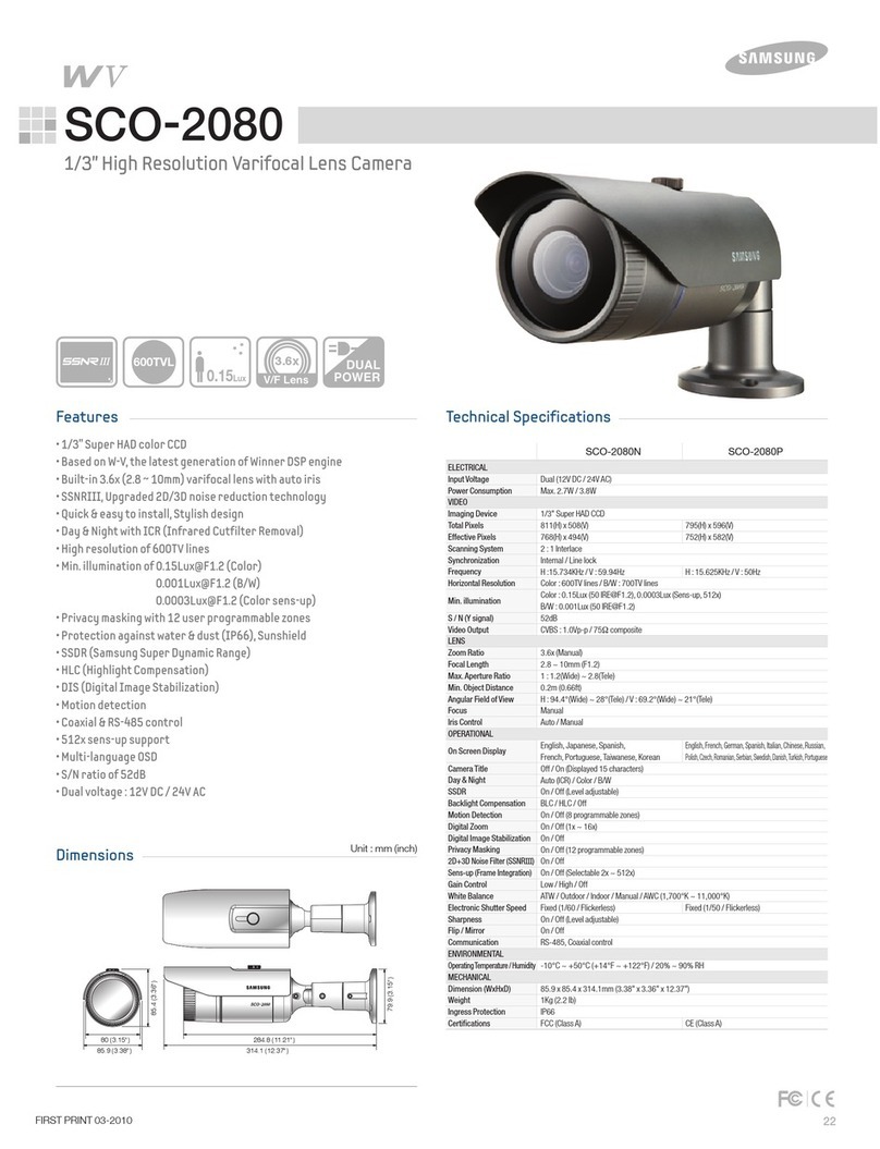 Samsung SCO-2080 User manual