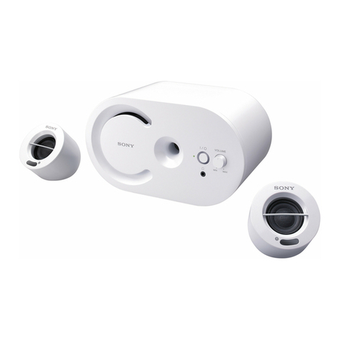 Sony SRSD25 - SRS D25 2.1-CH PC Multimedia Speaker... User manual