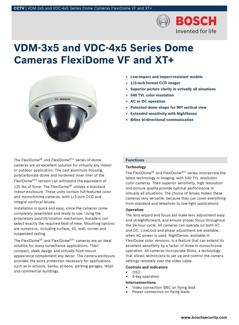Bosch VDC-445V03-20S User manual