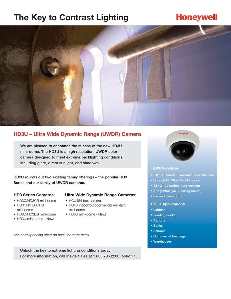 Honeywell HD3UX User manual