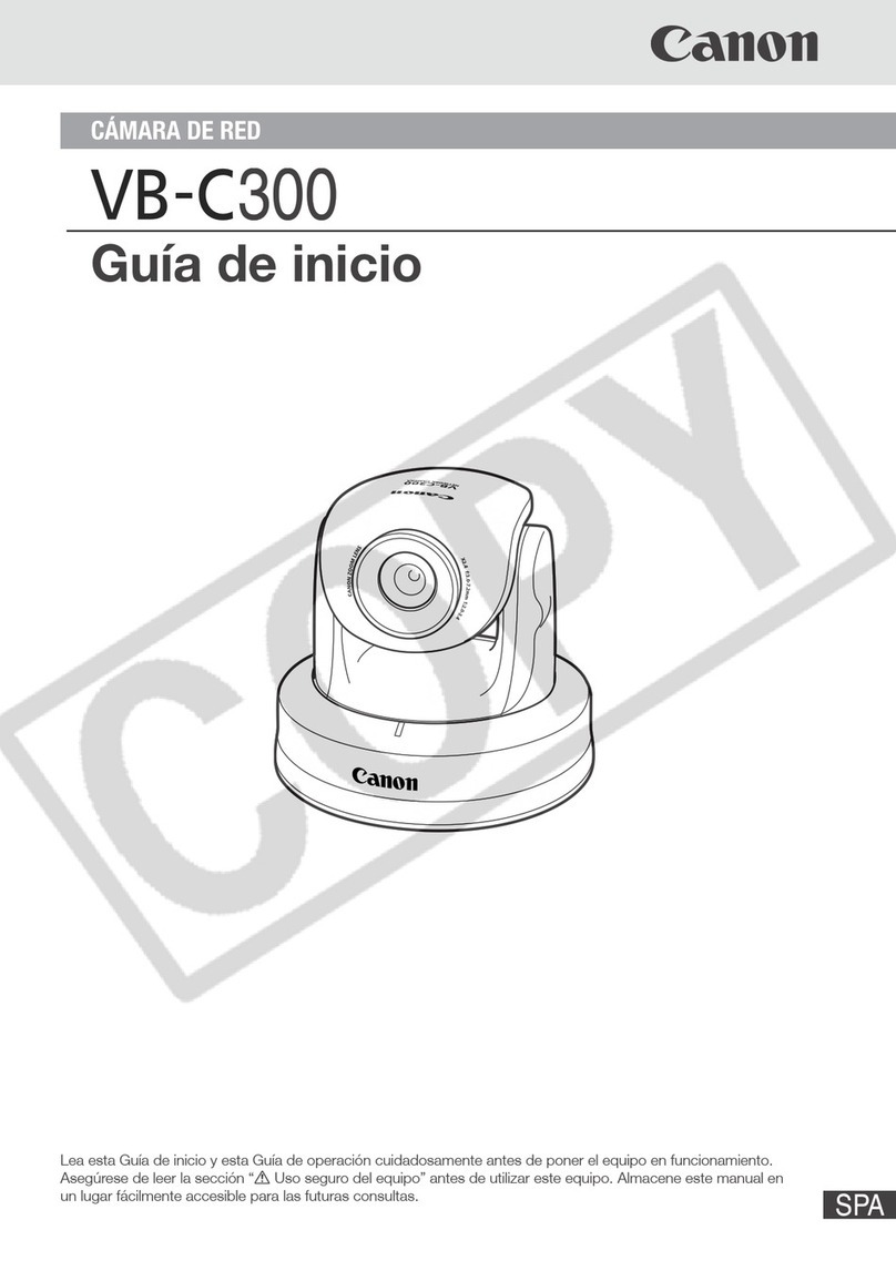 Canon VB-C300 User manual