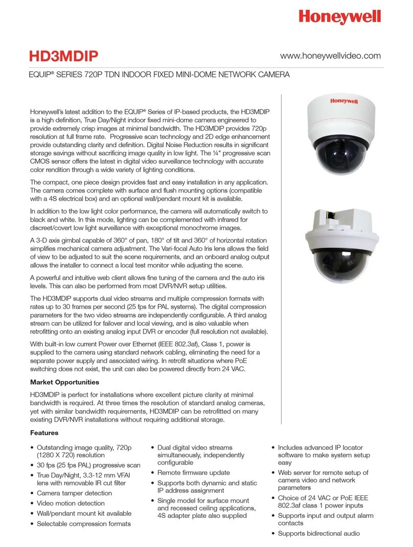 Honeywell EQUIP HD3MDIP User manual