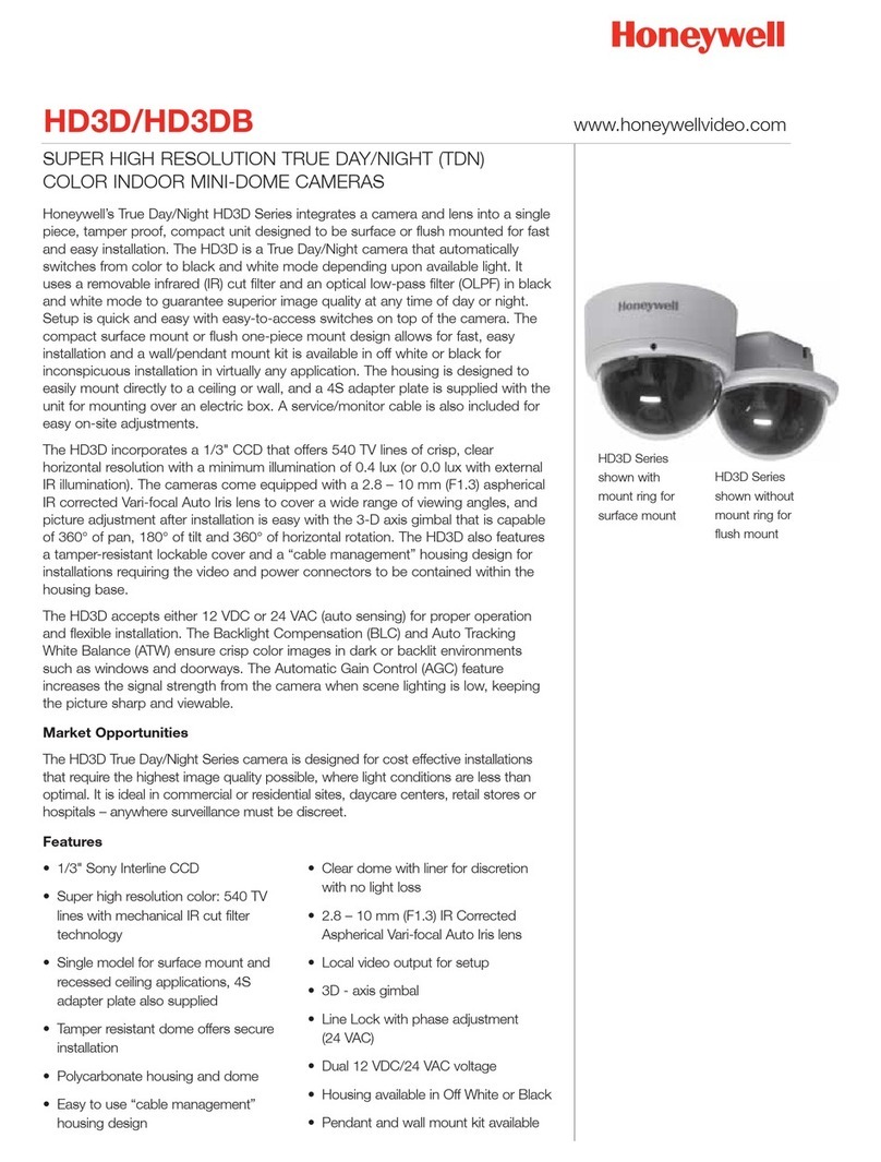 Honeywell HD3D Specifications