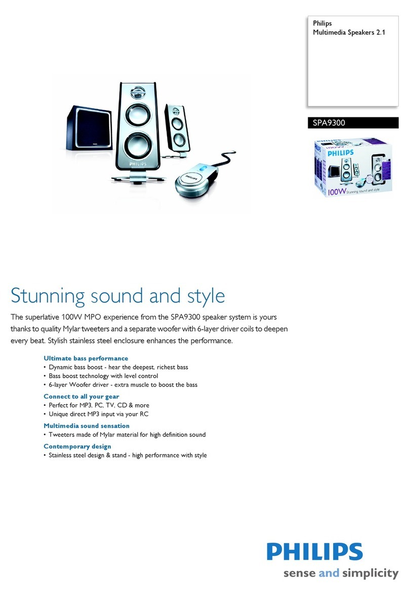 Philips SPA9300 Specifications