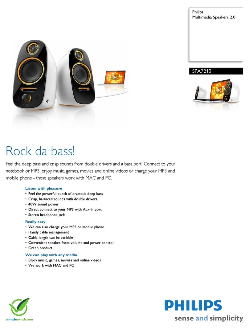 Philips SPA7210 Specifications
