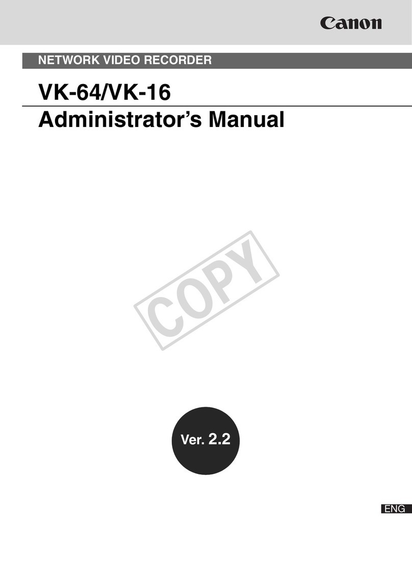 Canon VB-C300 Administrator's manual
