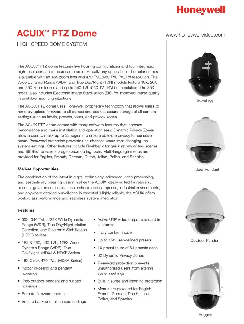 Honeywell HDXGNWASW Brochure & specs Honeywell HDXGNWASW Brochure & specs