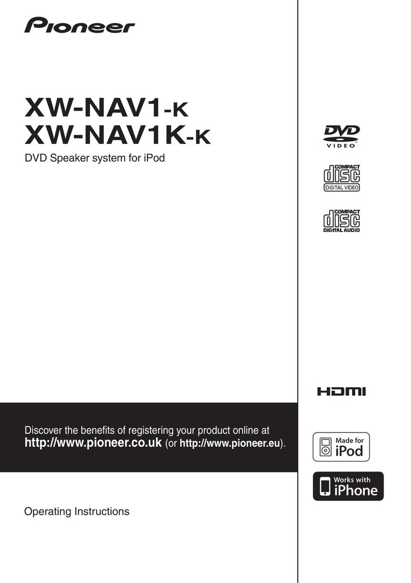 Pioneer XW-NAV1K-K operating instructions