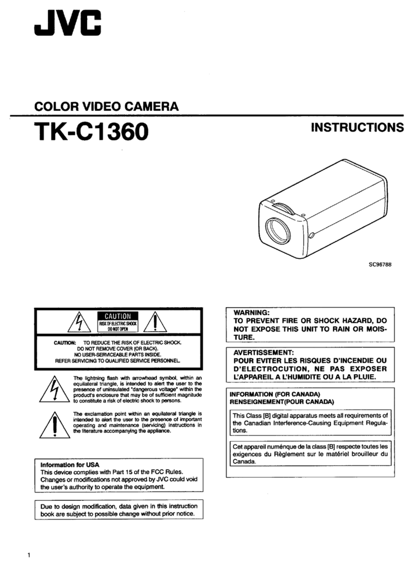 JVC TK-C1360BU - Ccd Color Camera User manual