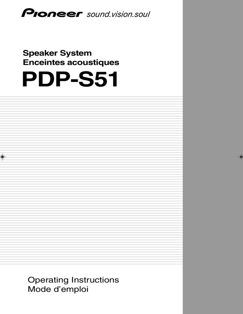 Pioneer PDP-S51 User manual