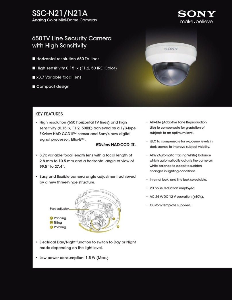 Sony SSC-N21A Brochure & specs