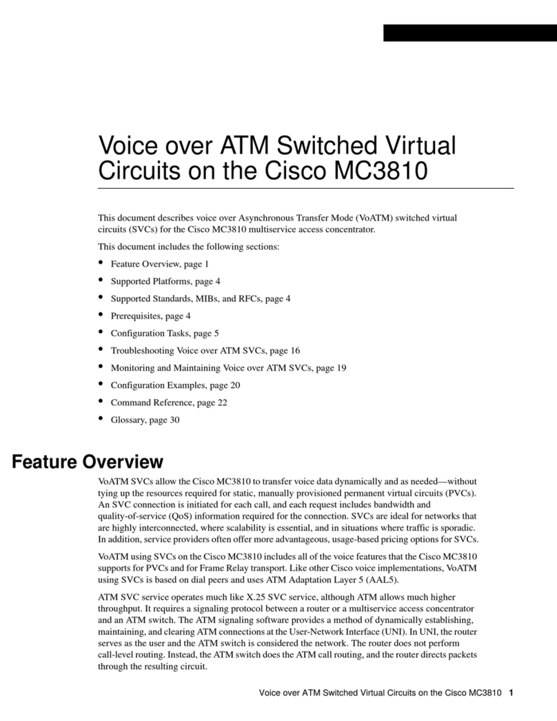 Cisco MC3810-V - Concentrator - External Features guide