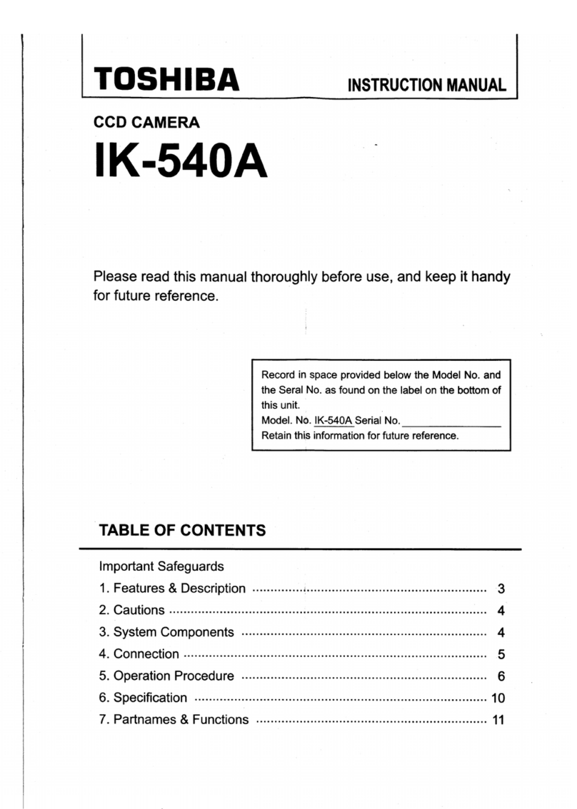 Toshiba IK-540A User manual
