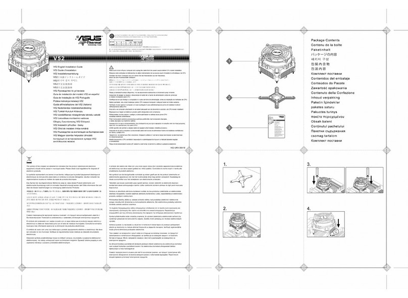 Asus V52 User manual Asus V52 User manual