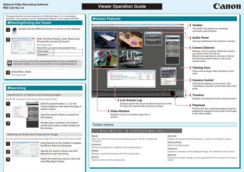 Canon VB-M40 Viewer Operation Guide