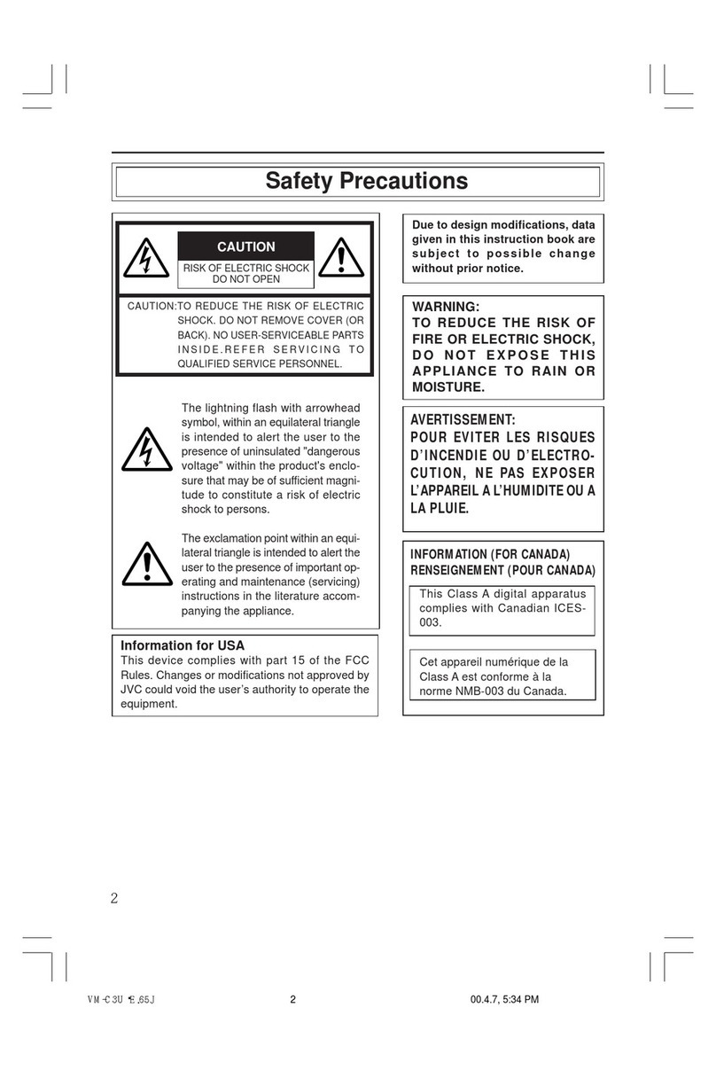 JVC VN-C3U - V-networks Pan/tilt/zoom Camera User manual
