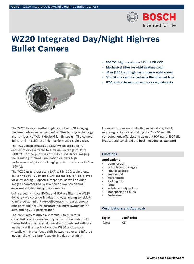 Bosch WZ20NXV550‑0 Technical specifications