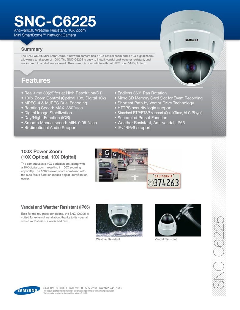 Samsung SNC-C6225 User manual