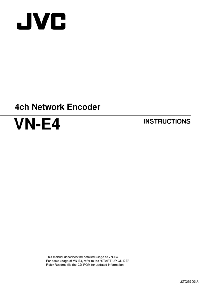 JVC VN-E4U - 4 Channel Network Encoder User manual