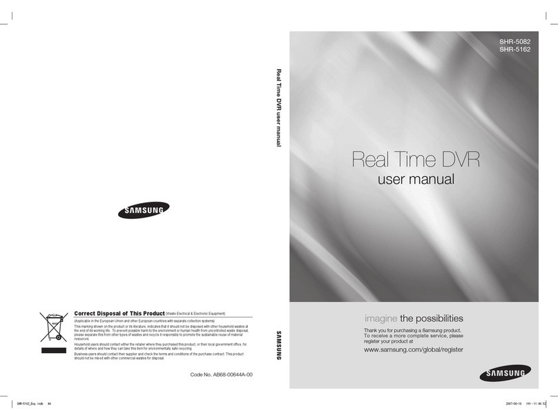 Samsung SHR-5082 User manual