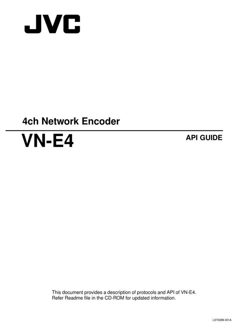 JVC VN-E4U - 4 Channel Network Encoder User manual