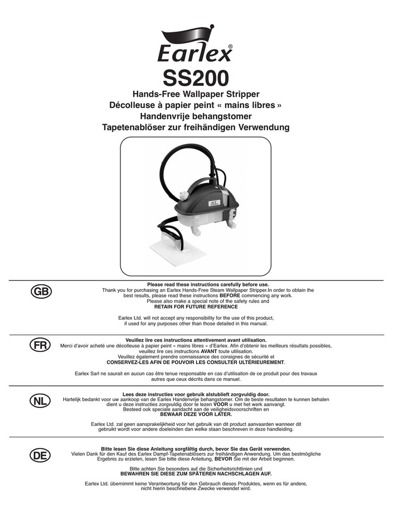 Earlex SS200 instructions