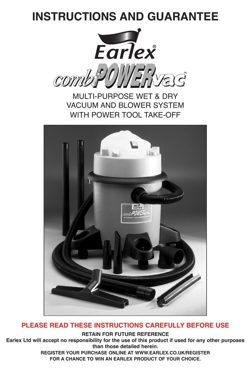 Earlex COMBIPOWERVAC manual