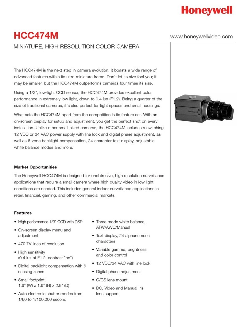 Honeywell HCC474M Specifications