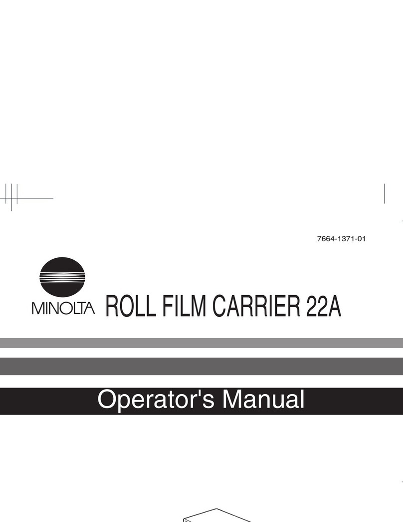 Minolta MS6000 MK II Operator's manual