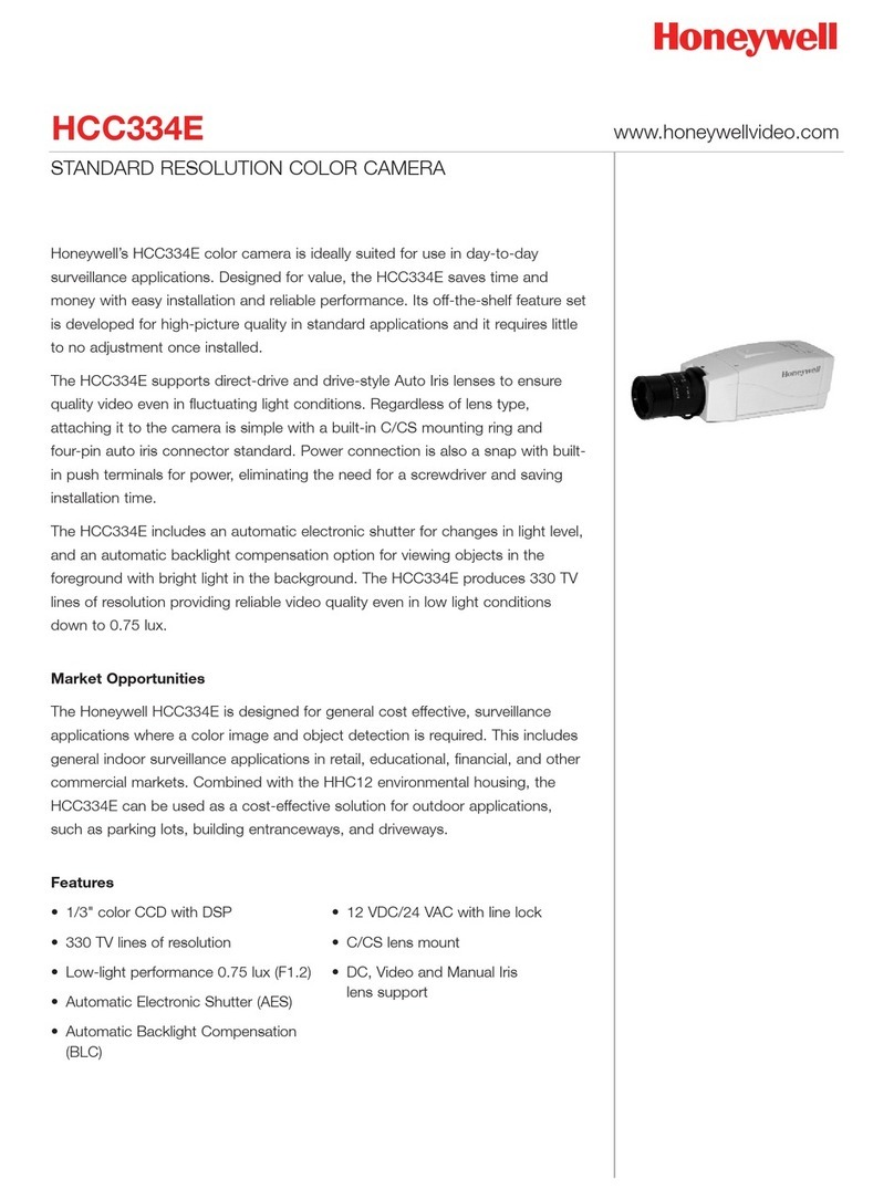 Honeywell HCC334E User manual