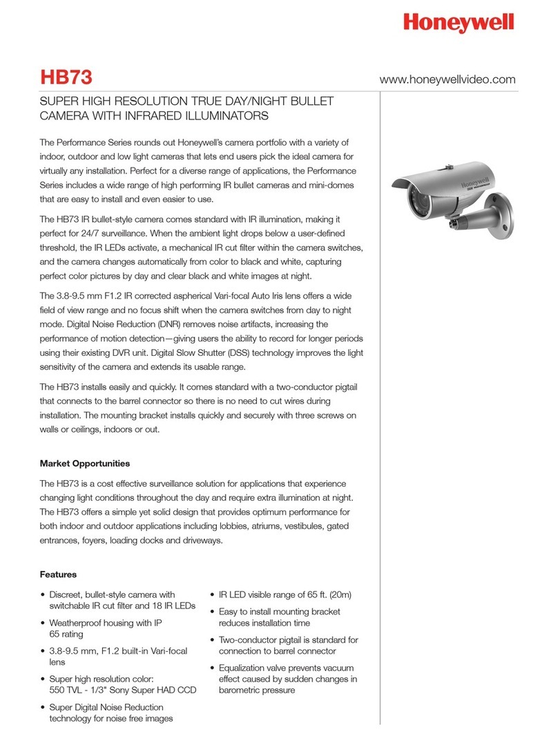 Honeywell HB73 User manual