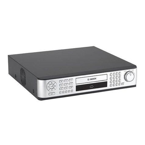 Bosch DVR-16L-100A Operation manual