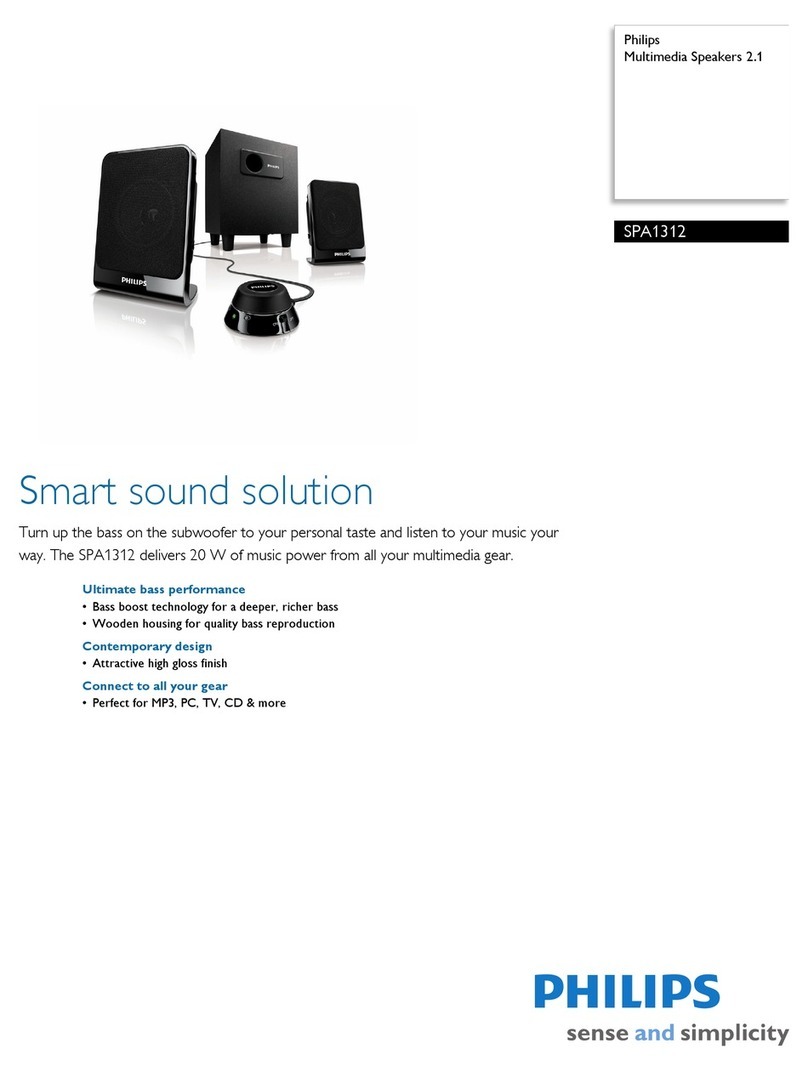 Philips SPA1312 User manual