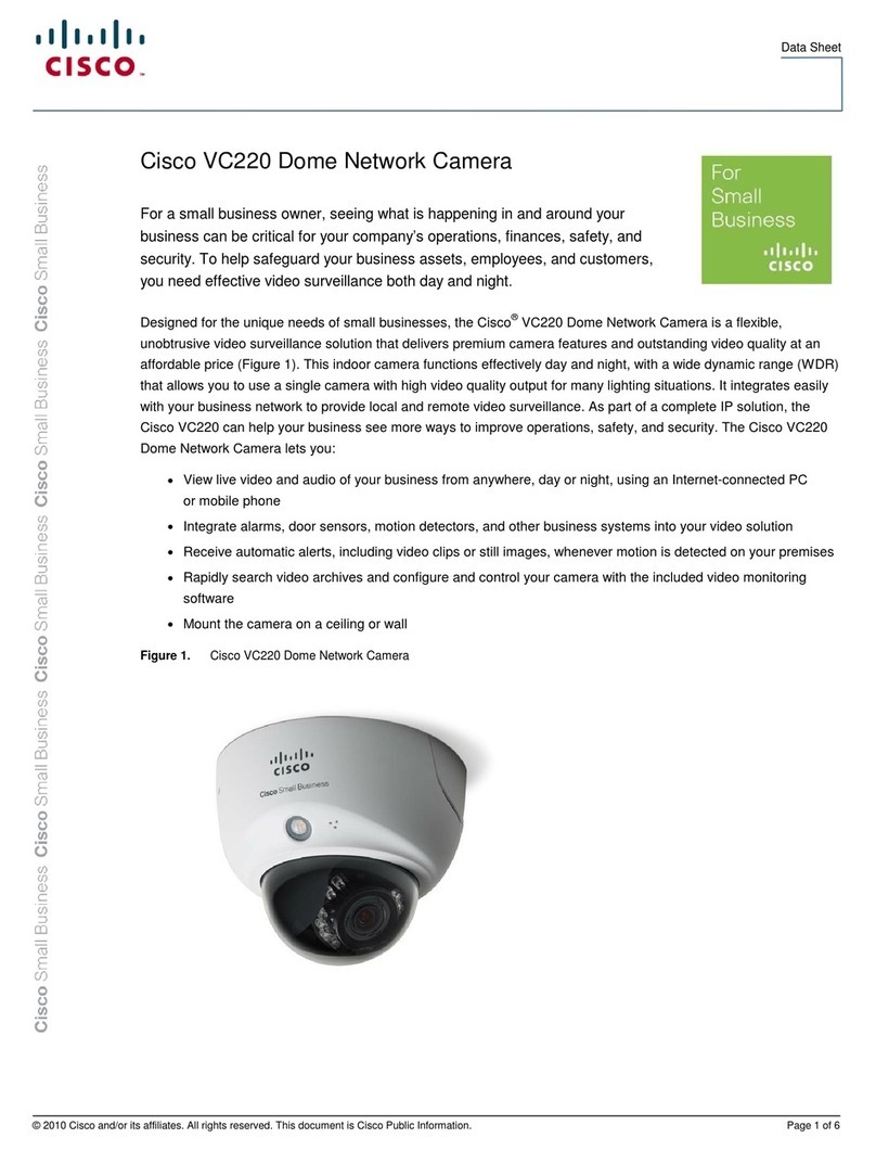 Cisco Small Business VC220 User manual