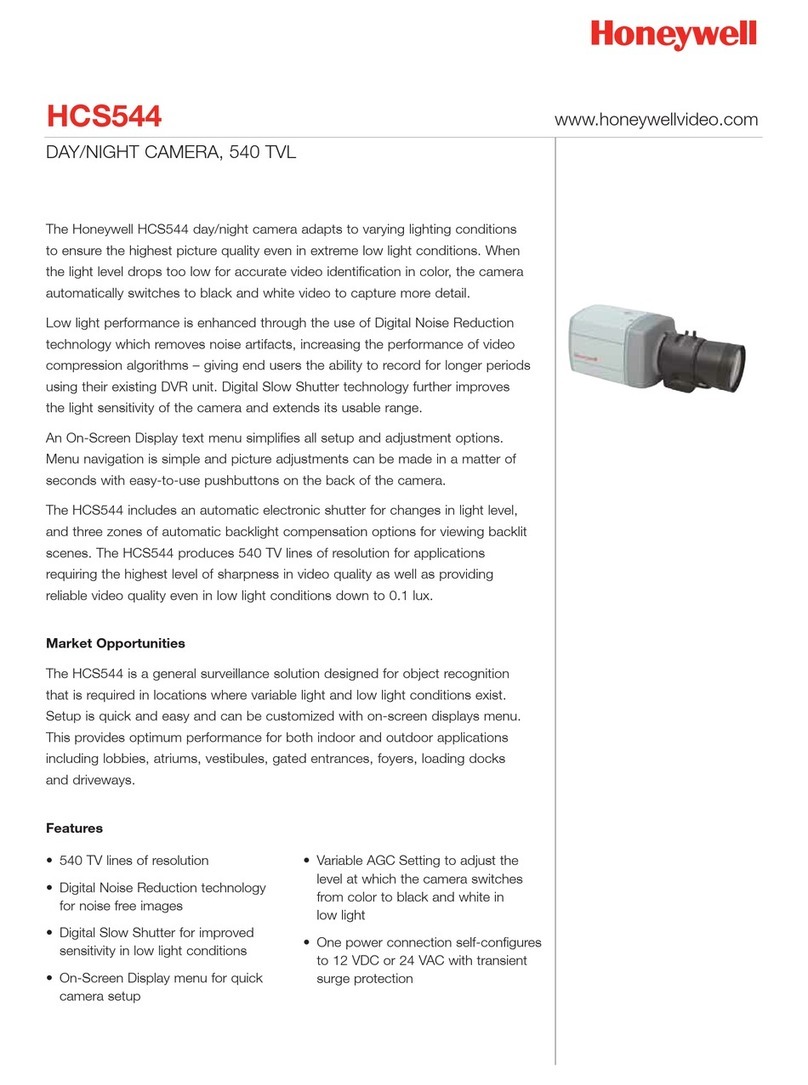 Honeywell HCS544 Specifications