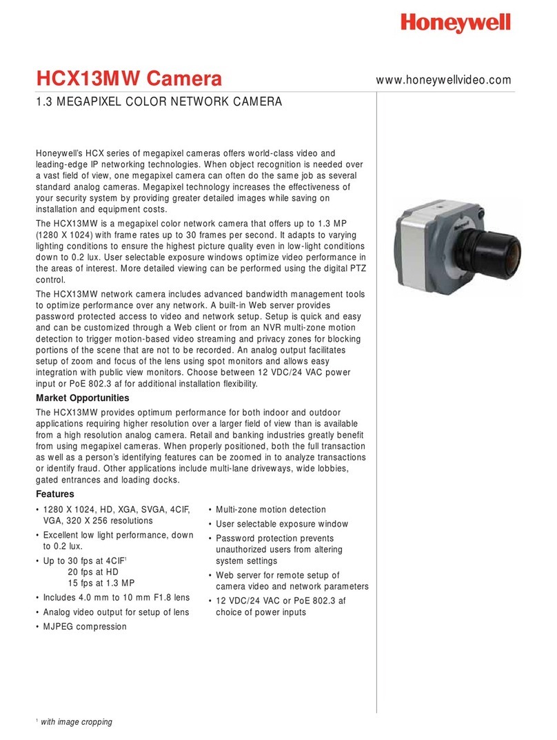 Honeywell HCX13MW Specifications