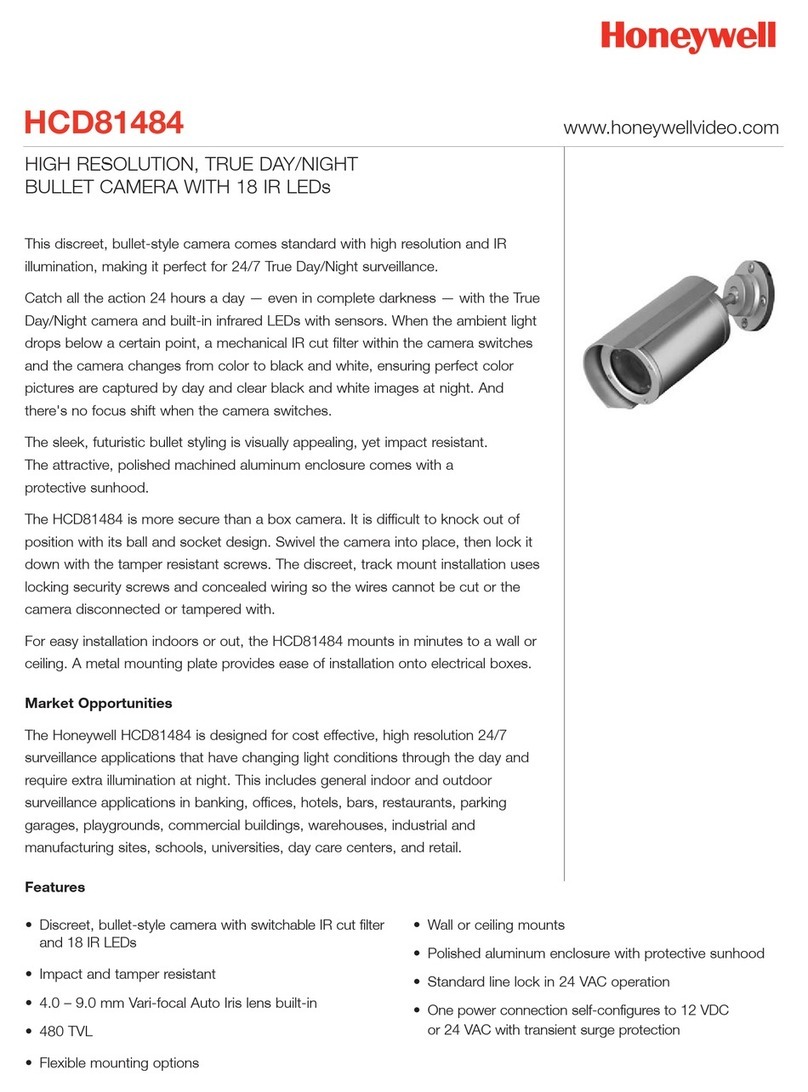 Honeywell NightHawk HCD81484 User manual