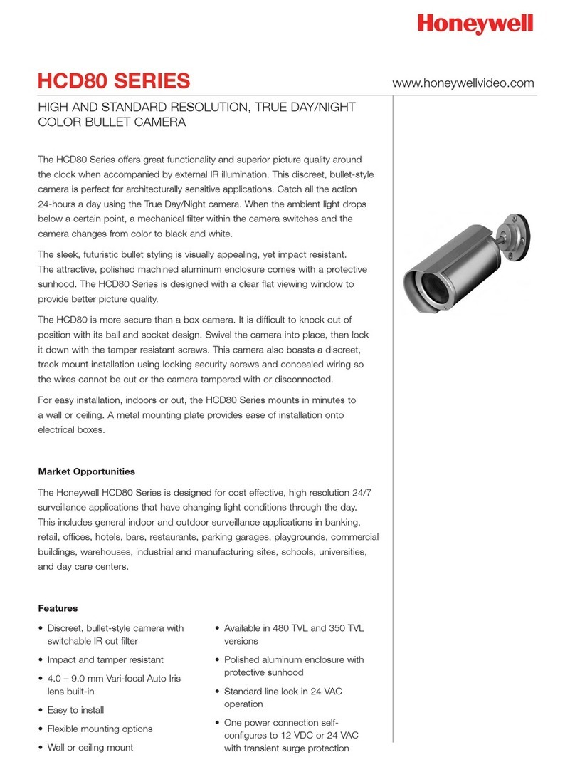 Honeywell NightHawk HCD80484 Specifications