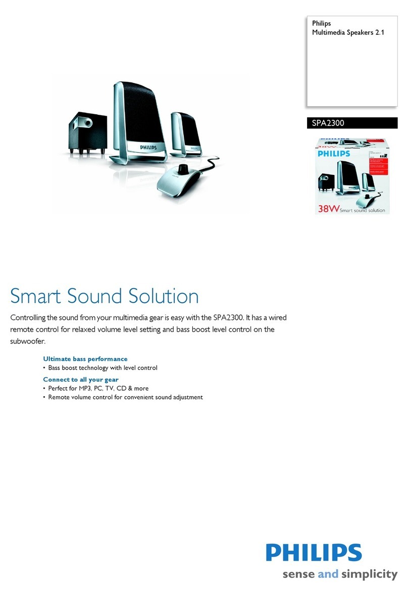 Philips SPA2300 User manual