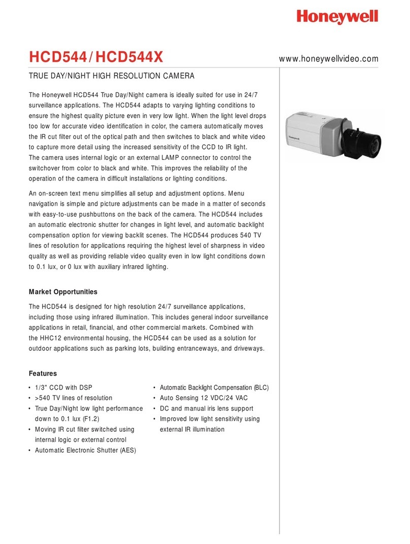 Honeywell HCD544 User manual