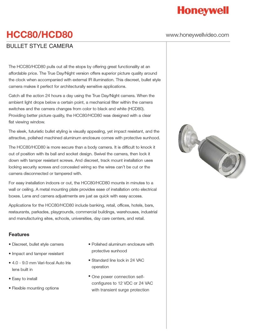 Honeywell NightHawk HCC80354 User manual
