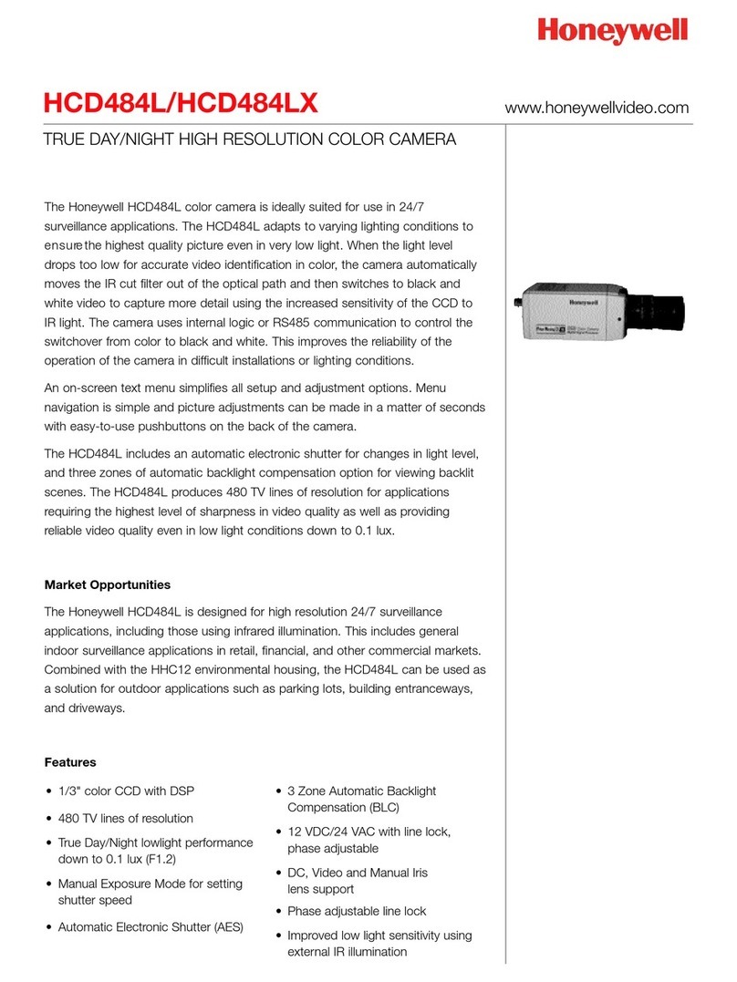 Honeywell HCD484L Specifications