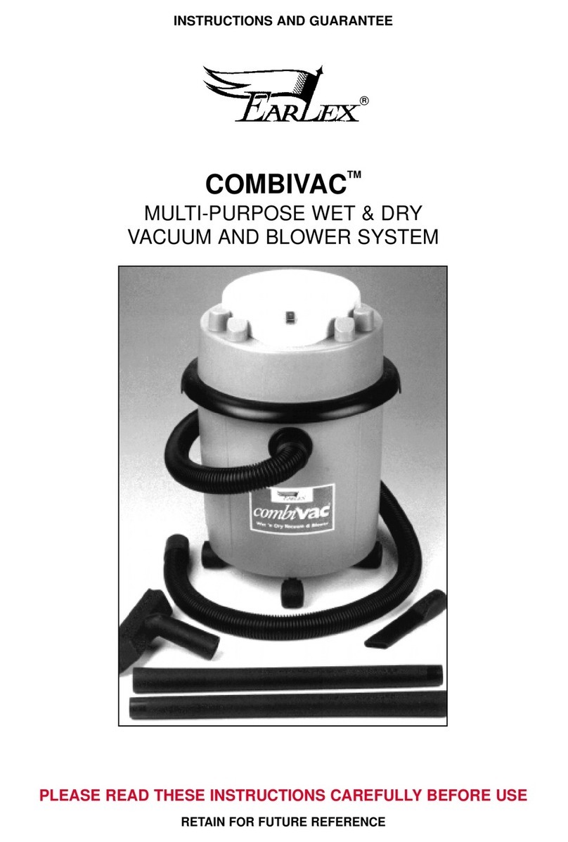 Earlex CombiVac WD1000 instructions