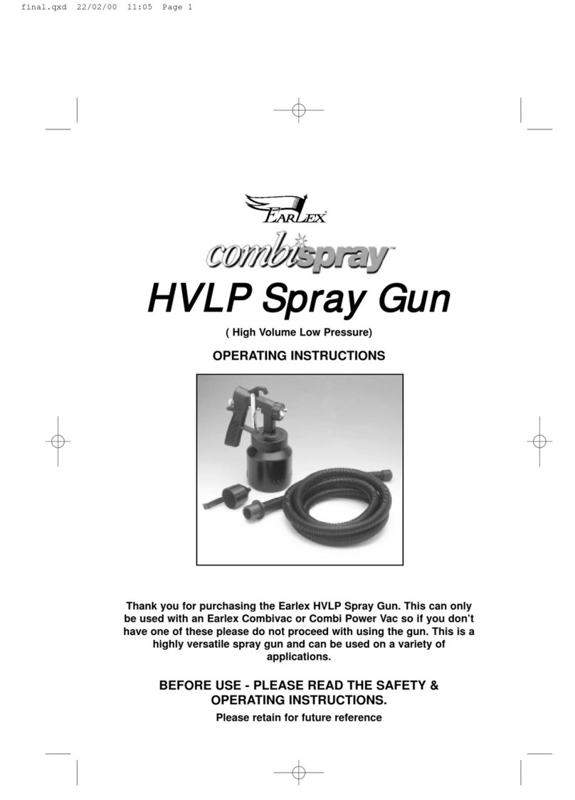 Earlex CombiSpray WDACC18 operating instructions