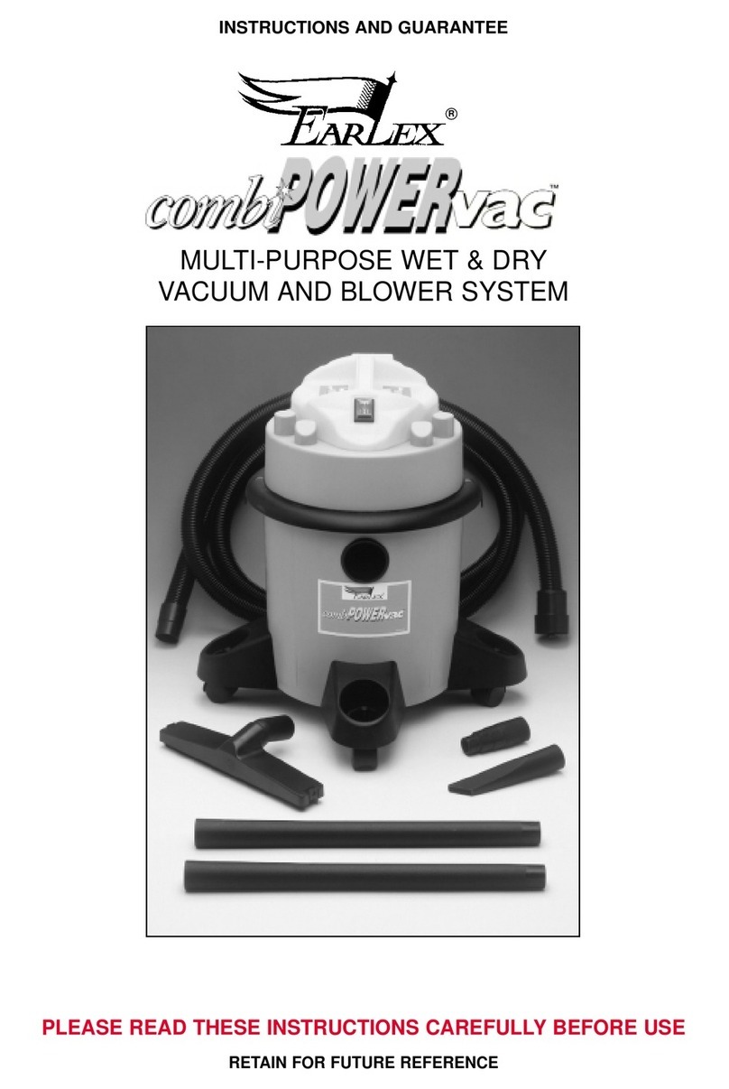 Earlex CombPowerVac WD1200P User manual