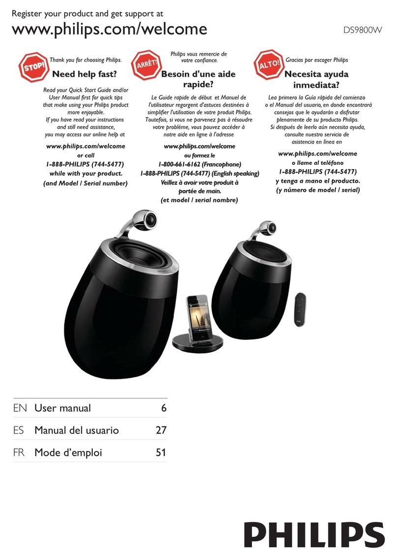 Philips DS9800W/37 user manual