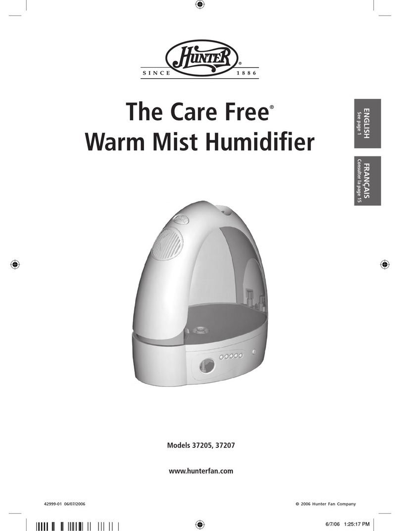 Hunter 37205 manual