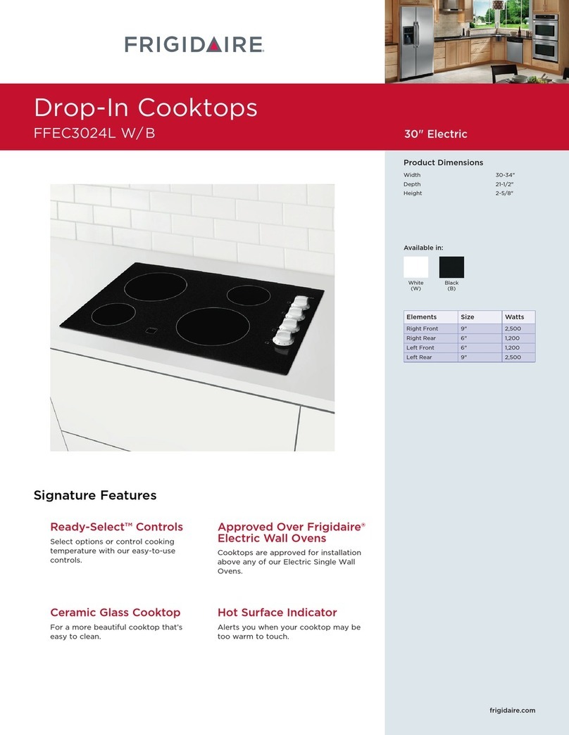 Frigidaire FFEC3024LB Installation instructions
