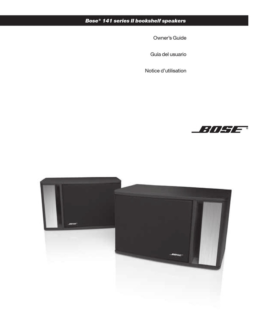 Bose 141 Series II User manual